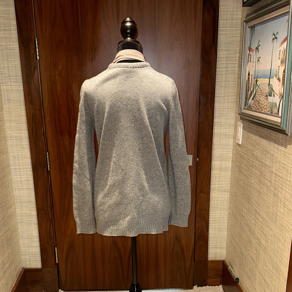 Gray Women's Blazer Cardigan - Picture 5 of 9
